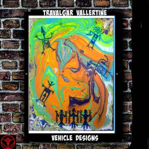 May include: A set of three ceramic mugs with a speckled, cream-colored glaze. Each mug features a different hand-painted design: a blue and green leaf, a yellow flower, and a red berry. The mugs have a simple, modern design.