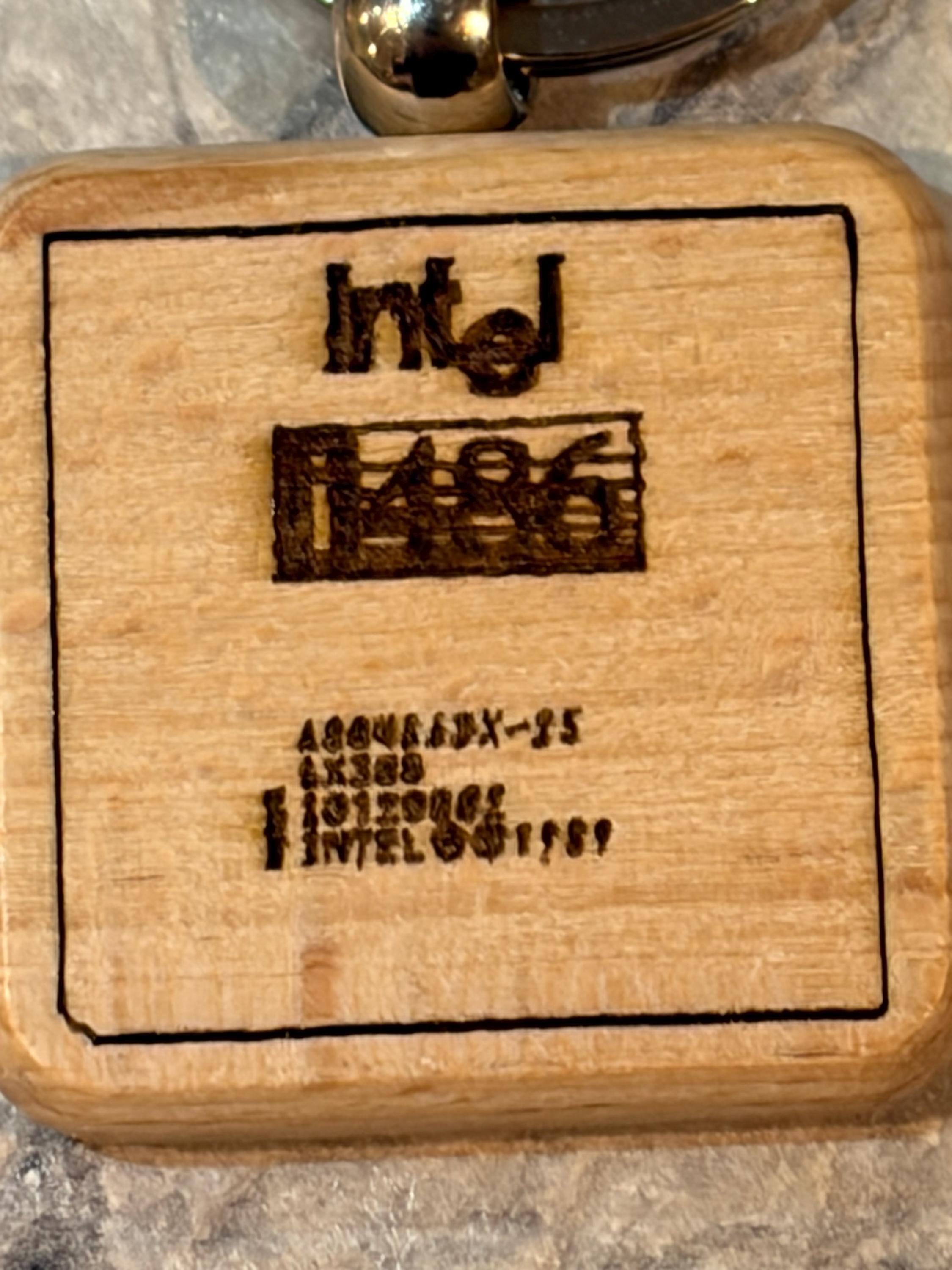 Intel 486 Keychain - for the Retro Computing Fanatic - Etsy
