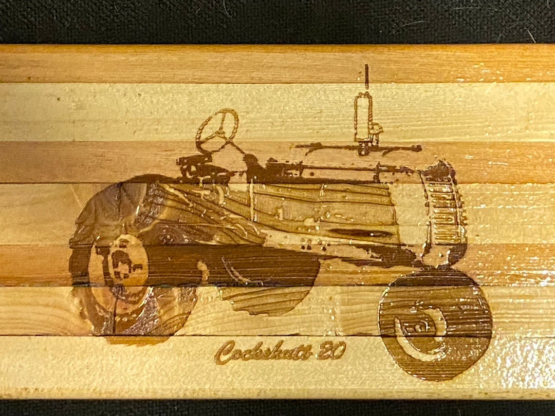 Cockshutt 20 Tractor Wall Plaque Made From Recycled Wood, Tractor Wall