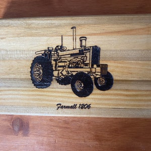 Antique Farmall 1206 Tractor Décor - Handcrafted Wall Art for Farmhouse Vibes
