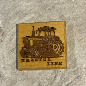 Quirky Handmade Tractor Magnet - Ideal Gift for Farm Lovers!