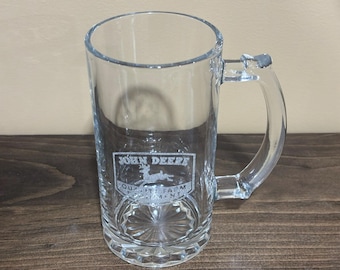 John Deere Engraved Beer Mug 17 oz