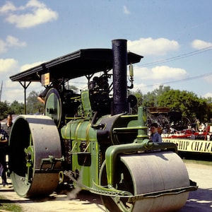 Vintage 35mm Slides - Vintage Steam Tractors taken in the 1970s - Lot of 39 - Vintage Photo Slides