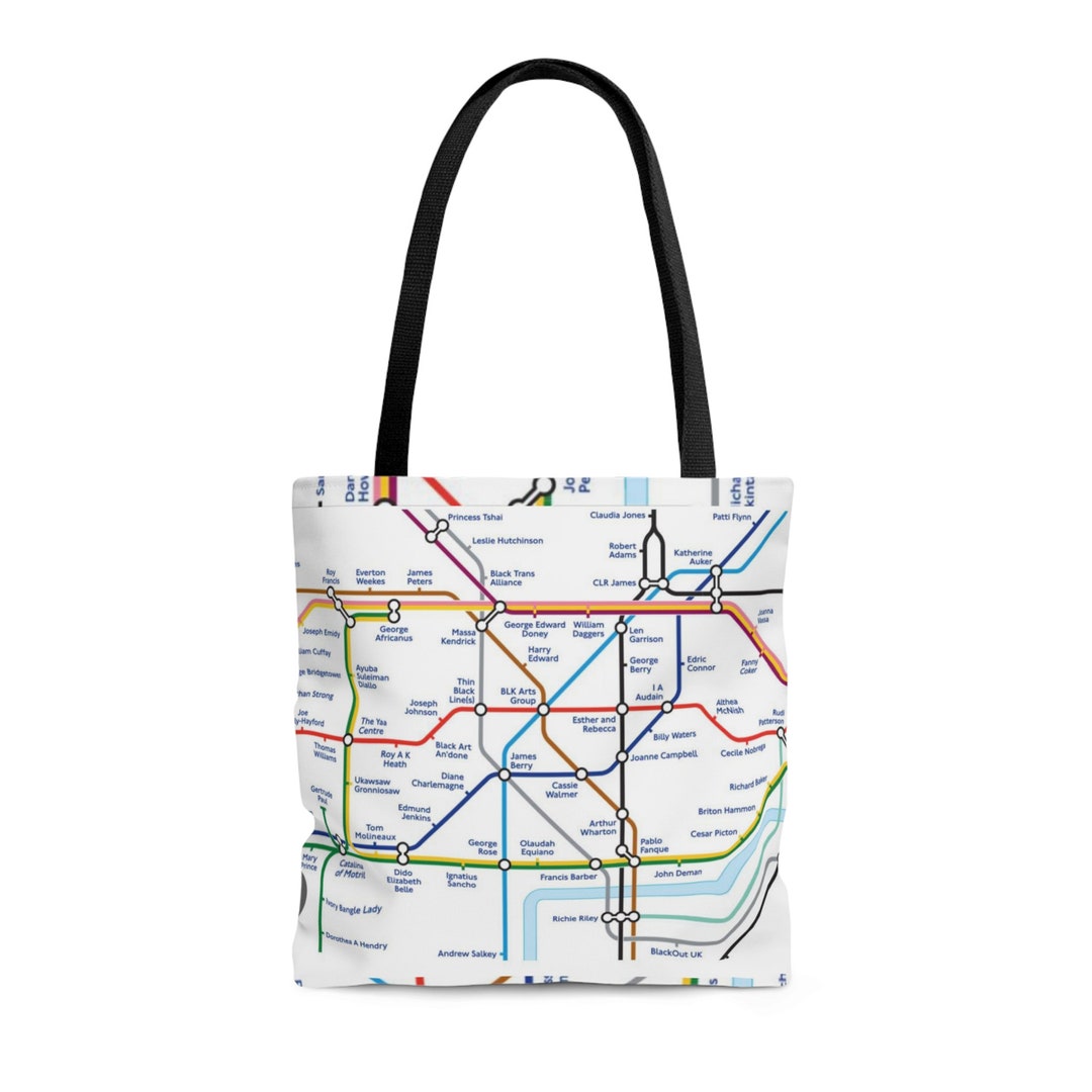 Lond Subway Map Tote Bag Crisply Printed Lightweight - Etsy