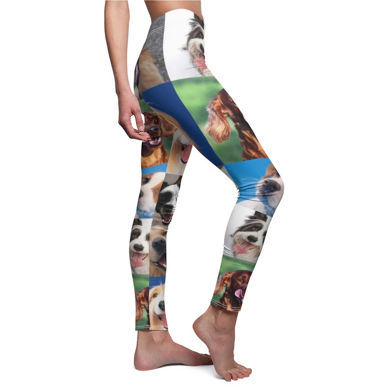 Pet parent leggings Dog lovers leggings Dog owners leggings USA Made