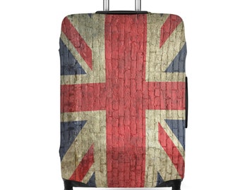 UK Flag Luggage Cover | England  Great Britain Flag  Suitcase Cover