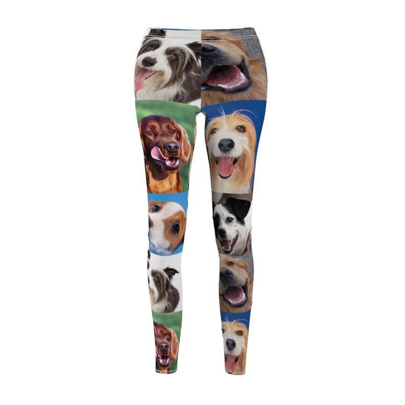 Pet parent leggings Dog lovers leggings Dog owners leggings USA Made