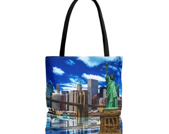 Personalizable New York City  Tote Bag | back to School | Souvenir |College Moving In Tote bag