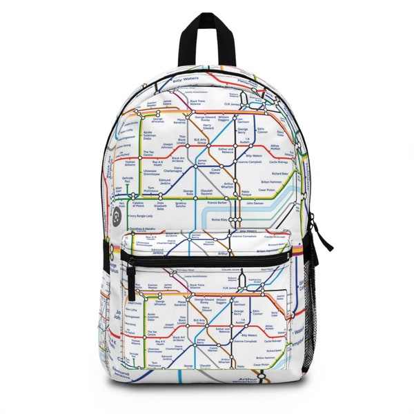 London Subway map Backpack