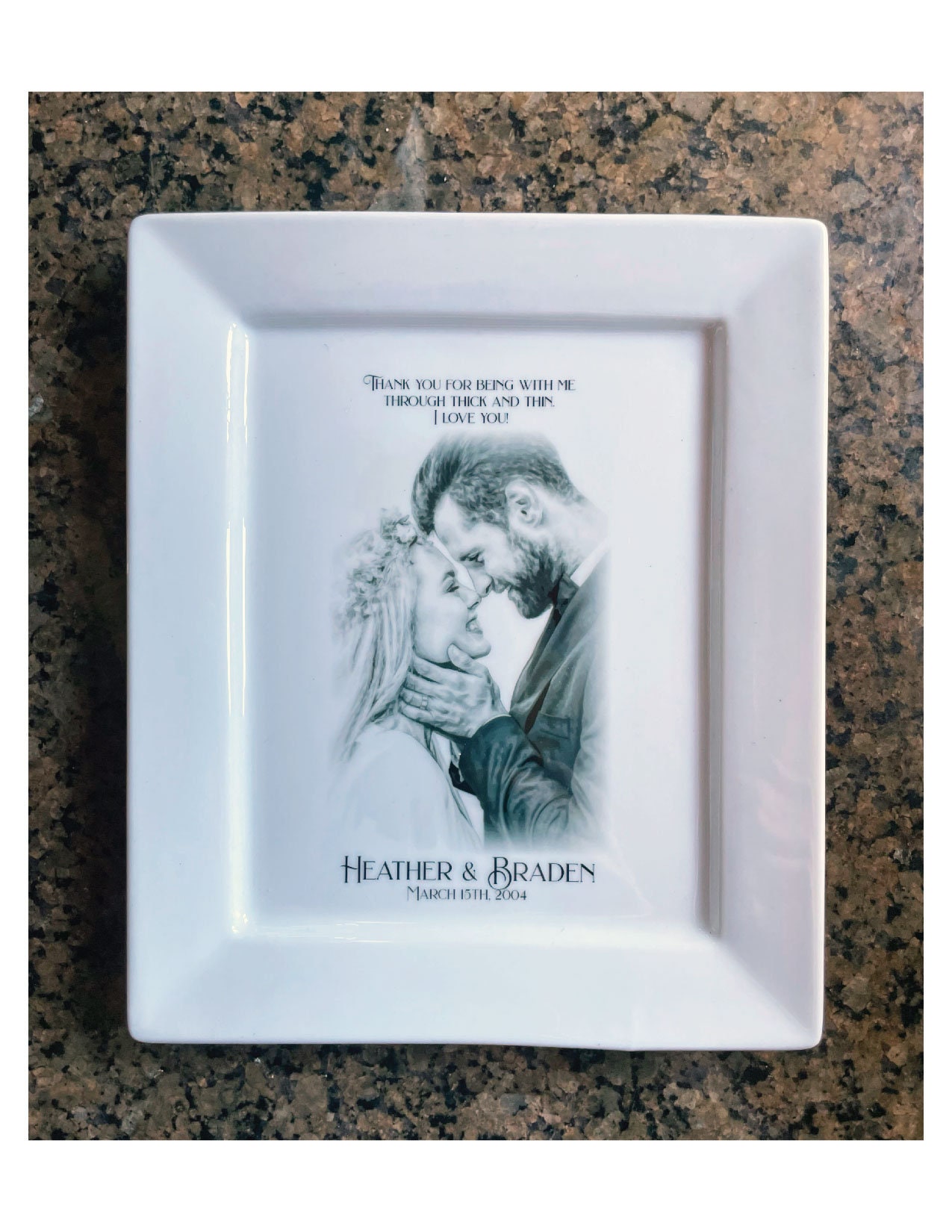 Anniversary Plate - Etsy