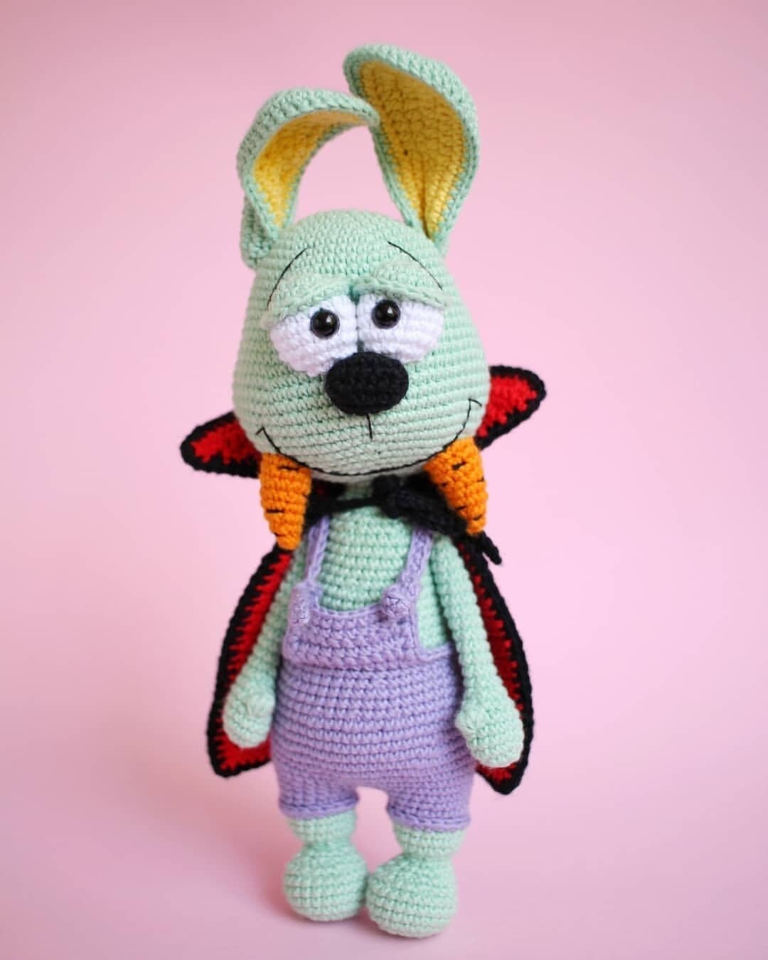 Halloween Crochet Bunny Doll PATTERN. Funny Vampire Rabbit. Etsy