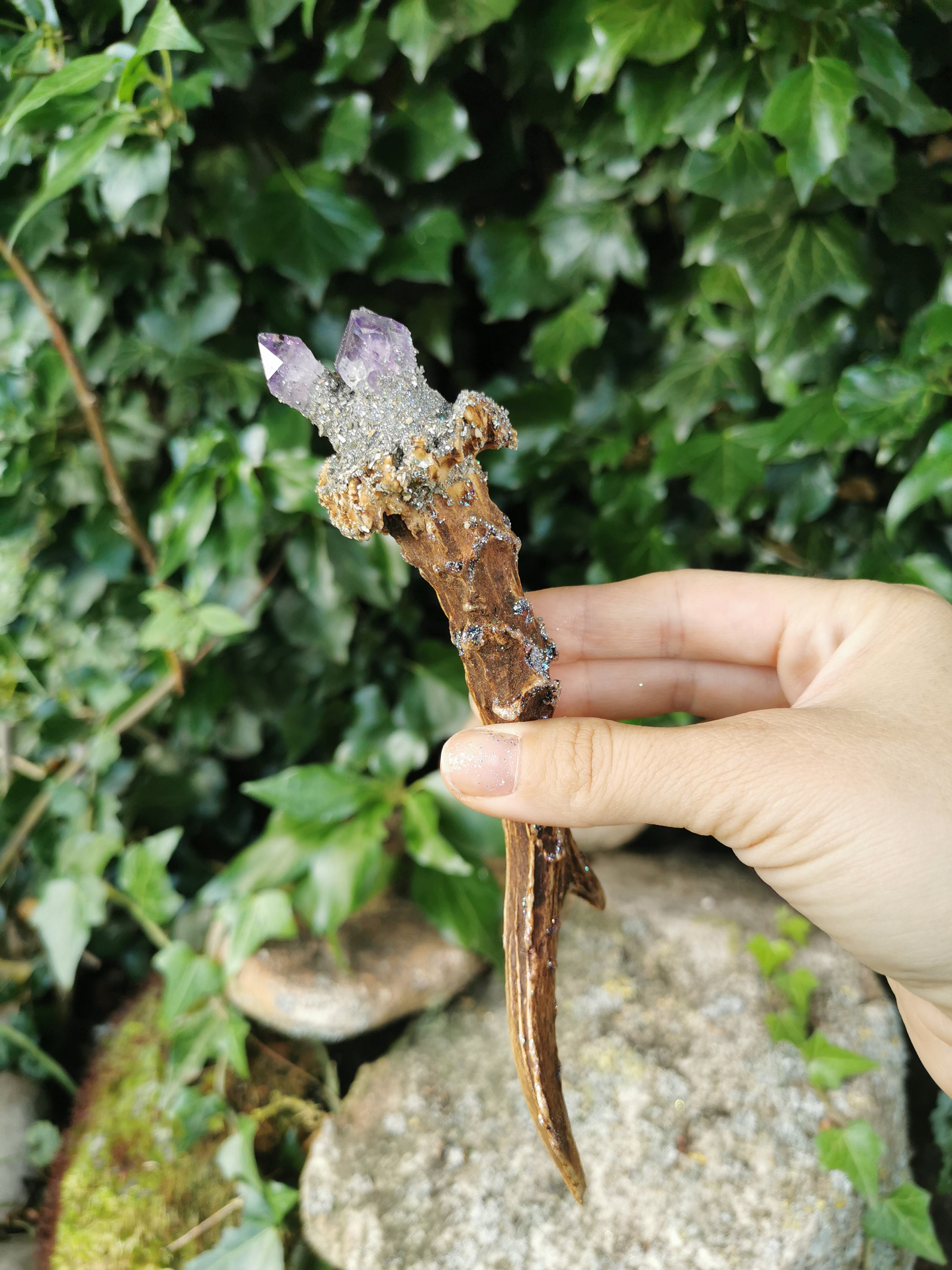 Wand Zauberstab Ritualstab Hexenstab Hexe Schamanenstab - Etsy 日本