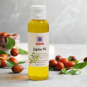 Jojoba Oil for Hair, Skin & Nails- excellent Moisturizing Oil, Natural Skin Care Oil, Makeup Remover, Natural Hair Oil- 2oz