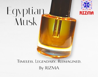 Egyptian Musk (Original) Perfume Oil- 100% Uncut and Alcohol Free Perfume Body oil- Unisex | 30 ml Glass Dropper Bottle