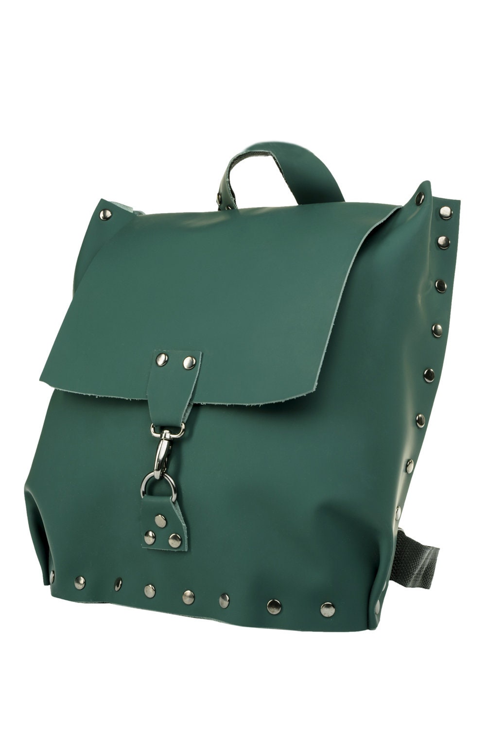 Emerald Green Leather backpack women genuine leather Etsy