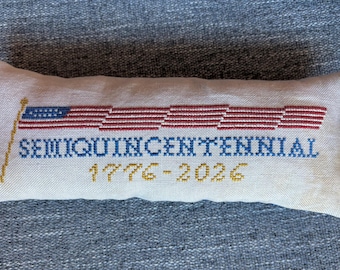 Semiquincentennial anniversary, USA 250th anniversary Cross stitch pattern