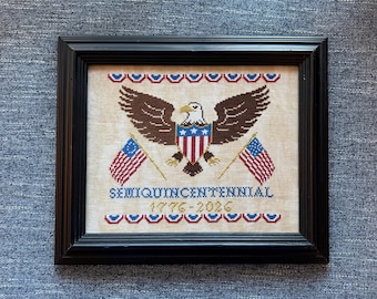 Printed Copy - USA 250 - Semiquincentennial cross stitch pattern