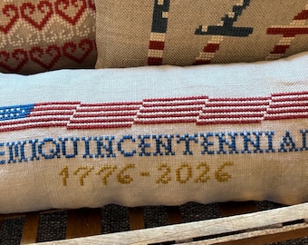 Printed Copy - Semiquincentennial - cross stitch pattern - United States 250th anniversary