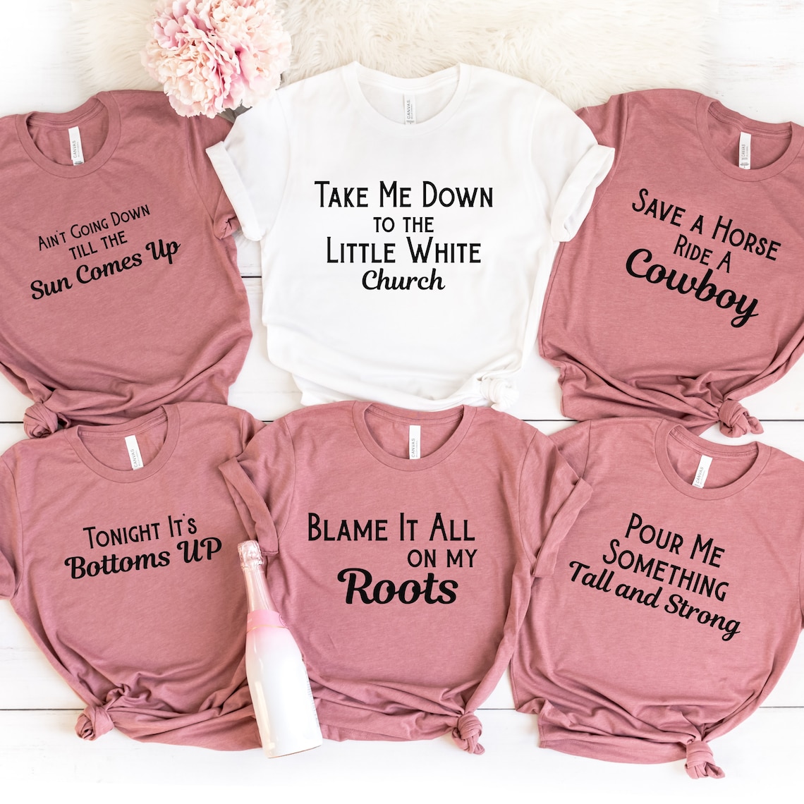 country themed bachelorette shirts