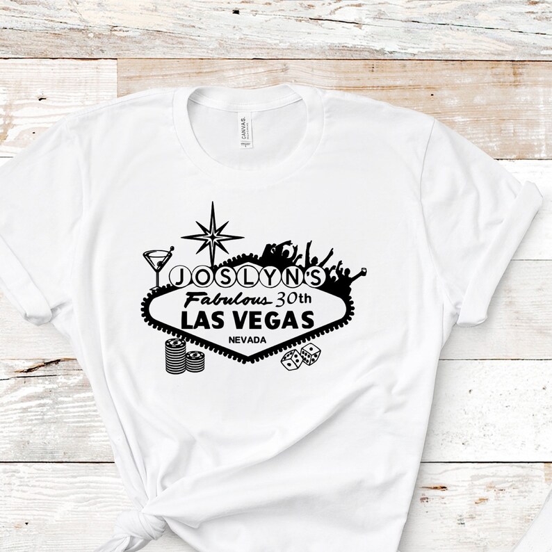 Las Vegas Custom Shirts for You and Your Entire Group. Wether Etsy
