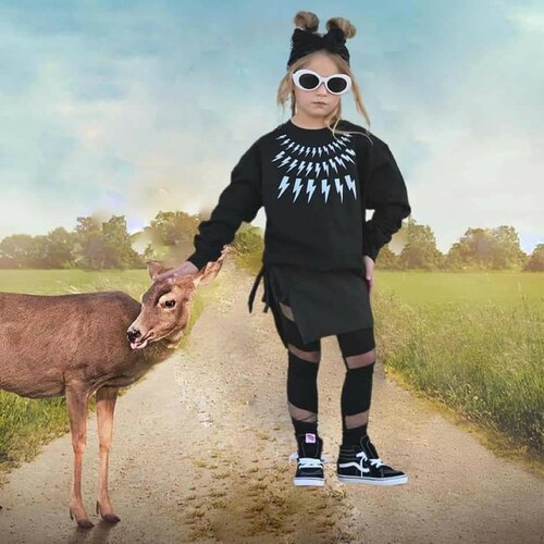 Kids Lightning Sweater David Rose 