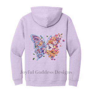 Embroidered Butterfly Hoodie