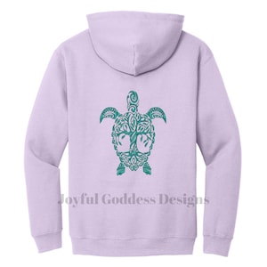 Embroidered Sea Turtle Hoodie