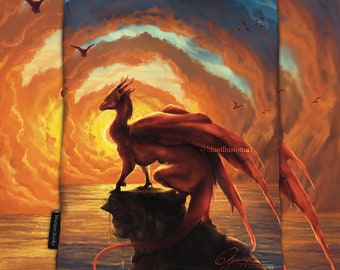 Booksleeve Red Horizon Dragon
