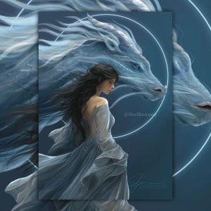 When the Moon Hatched | Official Licensed | Fantasy Art Dragon Bookmark When the Moon Hatched Fantasy Bookish Art Fantasy Dragon Art