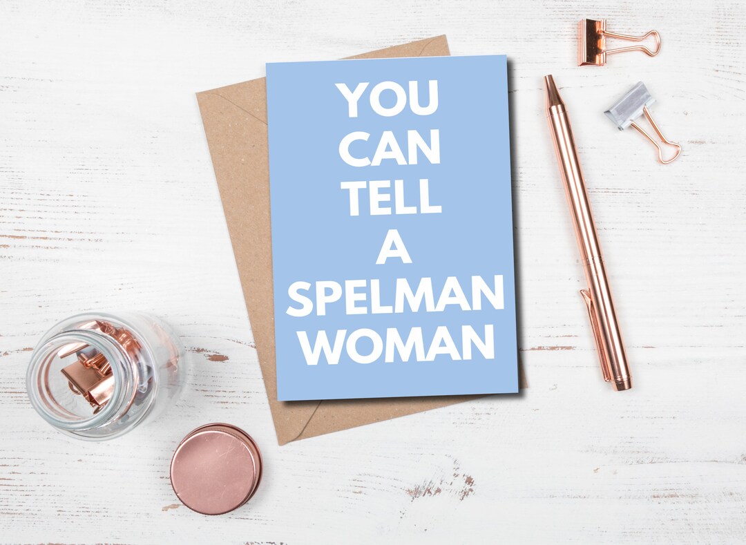 Spelman Card Etsy