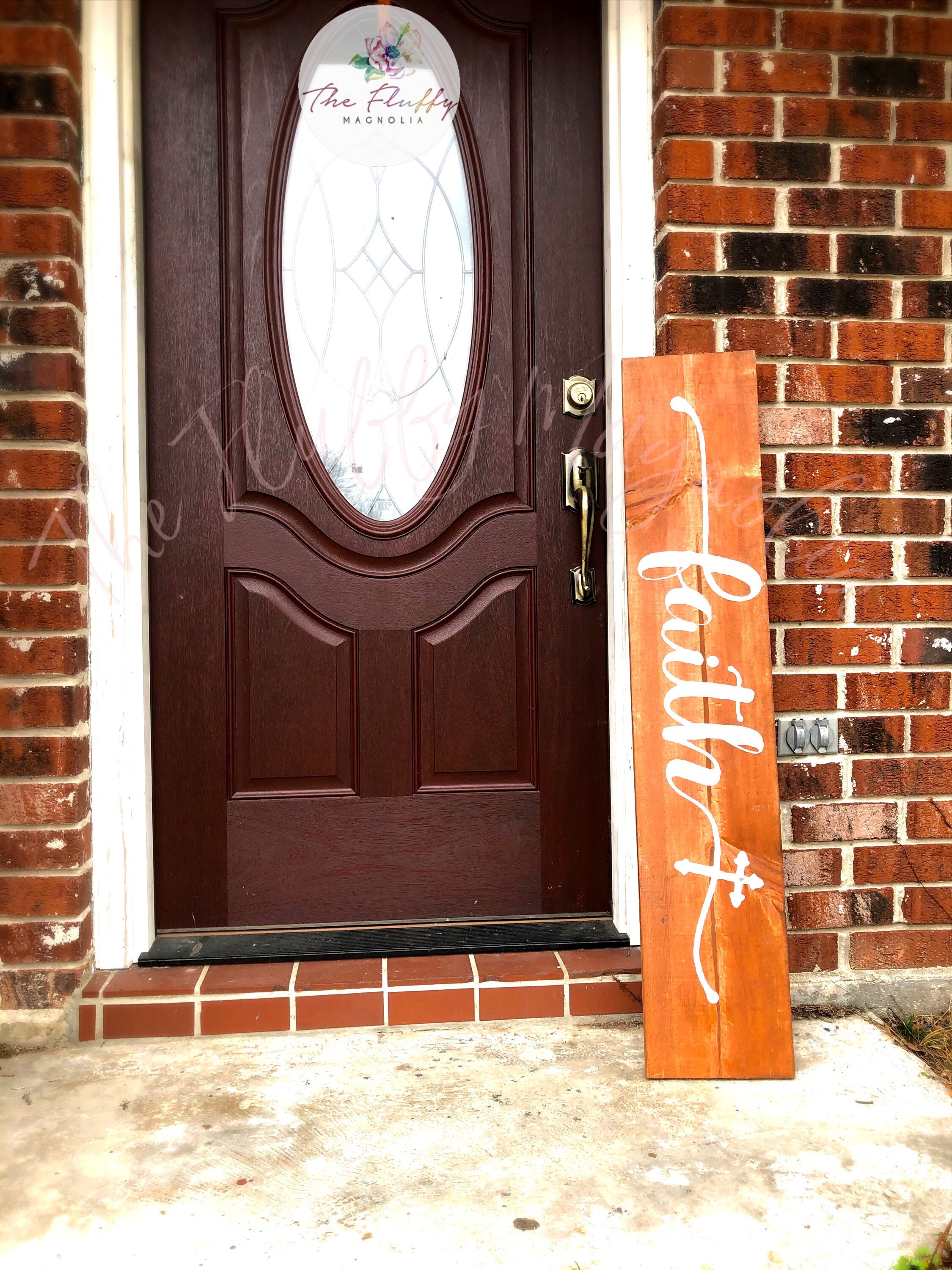 Hand painted Faith Porch Sign Hand painted Christian Sign Etsy