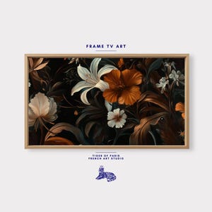 Samsung Frame TV Art | Antique Flower Painting, Wildflower Screensaver, Earthy Organic Floral Vintage Botanical Summer Decor