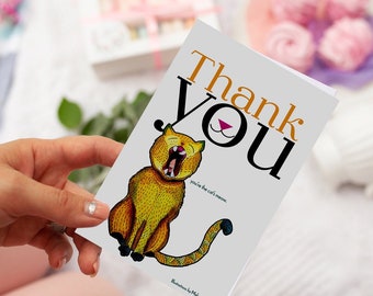 You're the Cat's Meow - Greeting Card