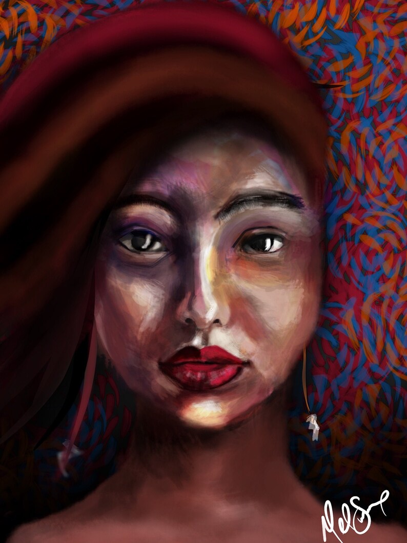 Gal Digital Art Print Etsy