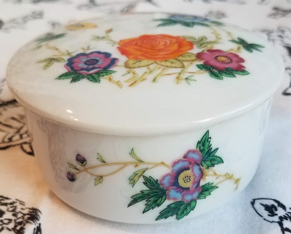 Vintage TAKAHASHI Porcelain Trinket Box San Francisco