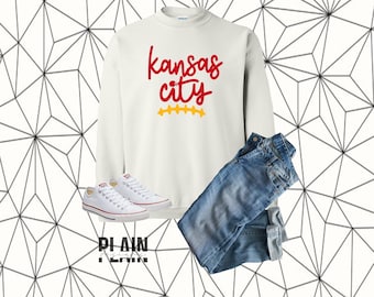 Kansas City Sweatshirt - Adult/Youth Unisex Sweatshirt - Kansas City - KC Sweatshirt
