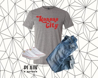 Retro Kansas City Shirt - Unisex Shirt - KCMO - KC Football - Football - Kansas City
