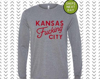 Kansas City Shirt - Kansas F***ing City - Kansas City - KC - Unisex Bella Canvas Shirt - Kansas City - KC
