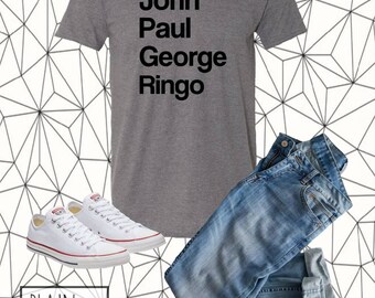 John Paul George Ringo Etsy