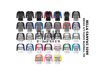 Bella Canvas 3200 Color Chart - *DIGITAL DOWNLOAD* - Bella+Canvas Color Chart