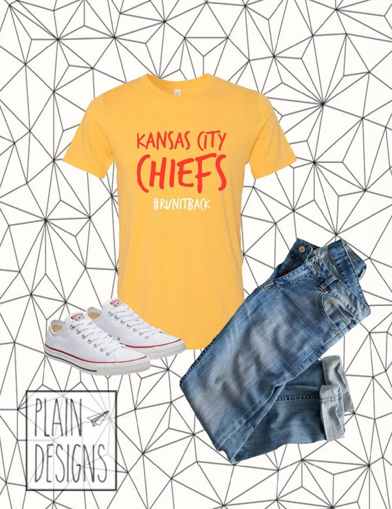 Kansas City Chiefs Shirt Run It Back Bella Canvas Unisex Etsy Kansas City Chiefs Shirt Run It Back Bella Canvas Unisex Etsy