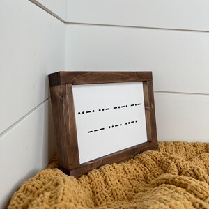 Custom Morse Code Sign - Personalized - Morse Code Message - F Off Morse Code - Gifts for Best Friends - Gifts - Custom Message Sign