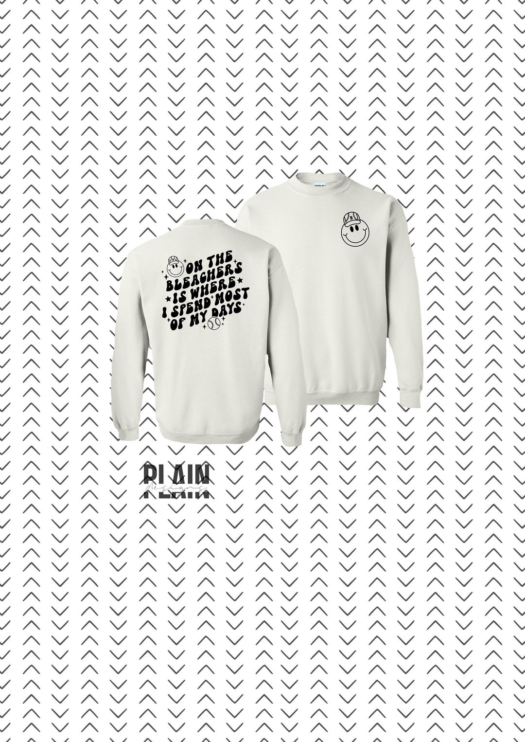 On the Bleachers is Where I Spend Most of My Days Sweatshirt Unisex