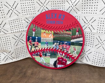 Personalized Senior Sports Gifts - Photo Collage - Sports Gifts - Track - Baseball - Basketball - Volleyball - Tennis - Softball - Soccer