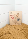 Mother's Day Handprint Sign - Personalized Mother's Day Gift - Gifts for Mom - Gifts for Grandma - Mother's Day Gifts - Handprint Gifts