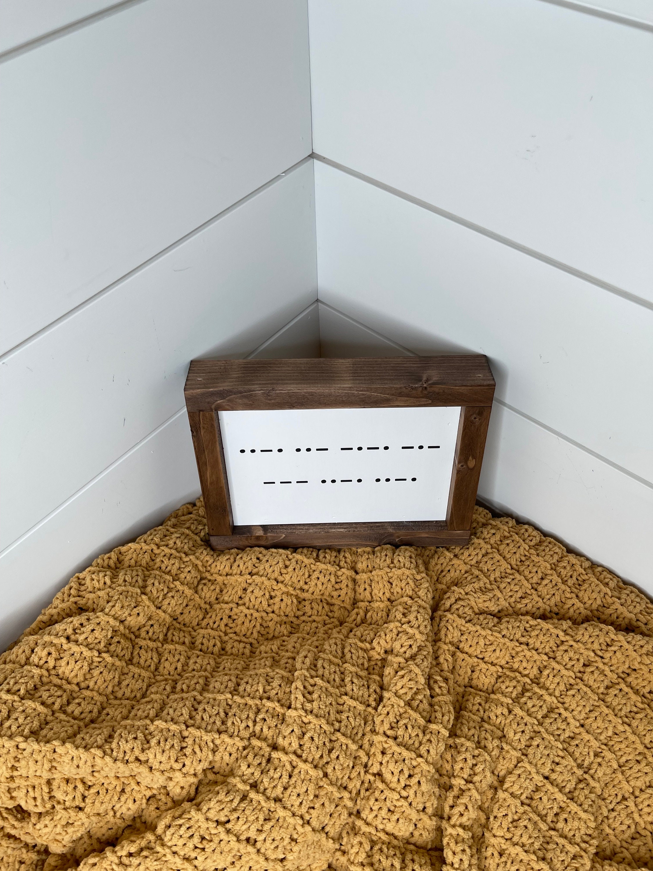 Custom Morse Code Sign - Personalized - Morse Code Message - F off ...