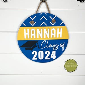 Graduation Door Hanger SVG - Digital Download - Laser Cutting Downloads - Graduation Gift Ideas - Graduation Decorations - SVG