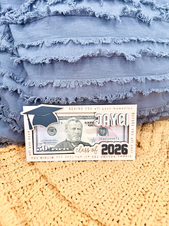 Graduation Money Holder - Graduation Gifts - Gifts for Seniors - Class of 2026 - Senior Gifts - Graduation Money Holder