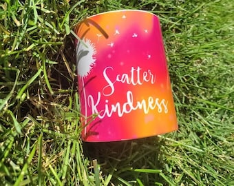 Scatter Kindness, dandelions, kindness, Inspirational Motivational Mugs, Encouraging Mugs, Positivity Mugs, Uplifting Gift For Everyone