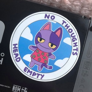 Animal Crossing Bob Sticker | Waterproof Vinyl Decal for Laptop & Water Bottle